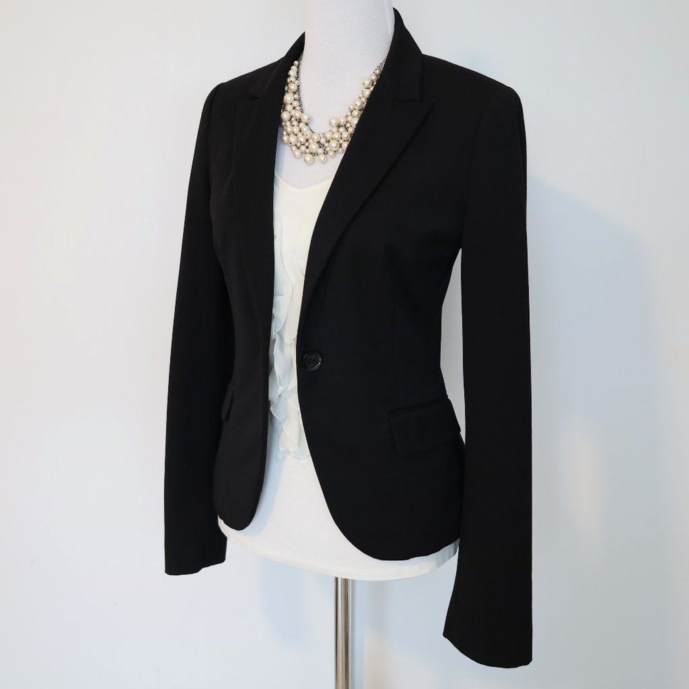 EXPRESS Size 6 Black Suit Jacket Blazer